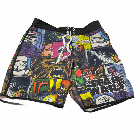 Star Wars Other - Star Wars Lucas Film Graphic Design Swim Trunks L